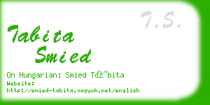 tabita smied business card